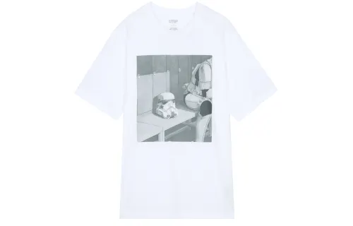 UNIQLO X Disney UNIQLO X , SS23 T Shirts Unisex White Crew Neck Moderate Straight Fit