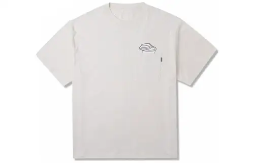 Converse T Shirts Men's White Crew Neck Moderate Straight Fit