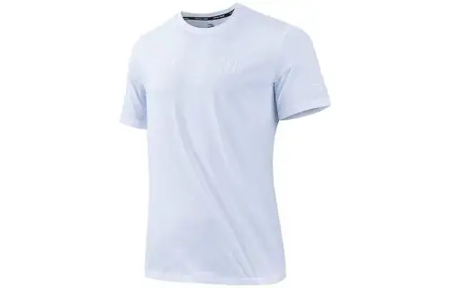 ANTA Variety Training Collection T Shirts Men's White Crew Neck Moderate Straight Fit