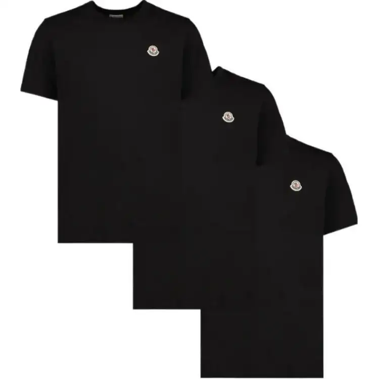 Moncler Pack Of Three Crewneck T Shirt