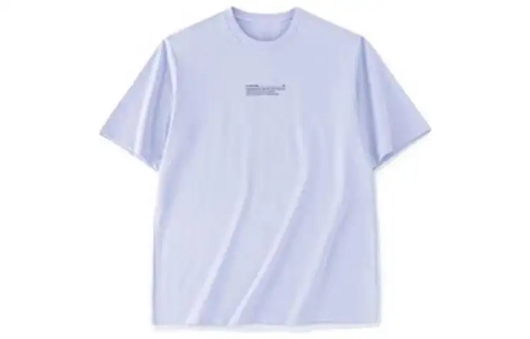 ANTA Basketball Collection T Shirts Unisex Light Jade Purple Crew Neck Moderate Straight Fit