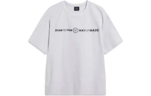 Li Ning T Shirt Unisex Light Smoke Gray