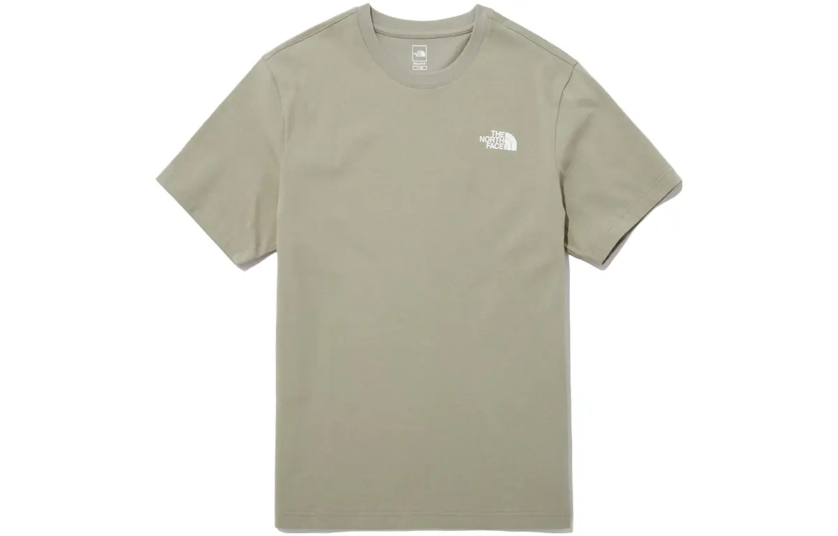 THE NORTH FACE T-Shirts Unisex Khaki Crew Neck Moderate