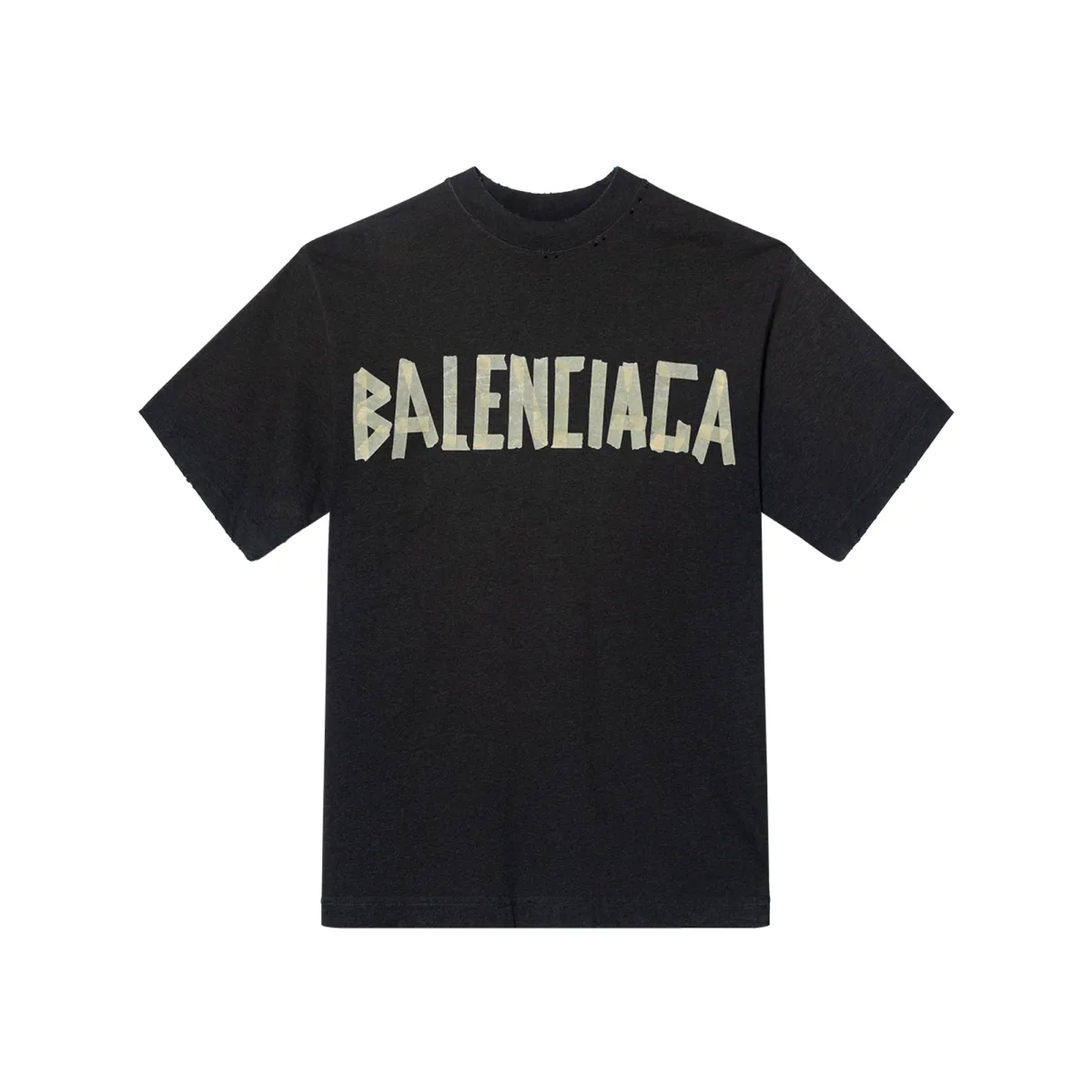 Balenciaga TAPE TYPE SS24 T Shirt Regular Fit Men's Dark Gray