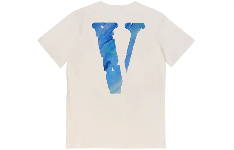 VLONE T Shirts Unisex Beige Crew Neck Moderate Straight Fit