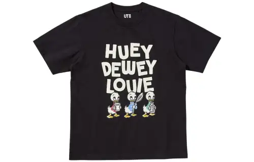 UNIQLO SS23 T Shirt Unisex Black