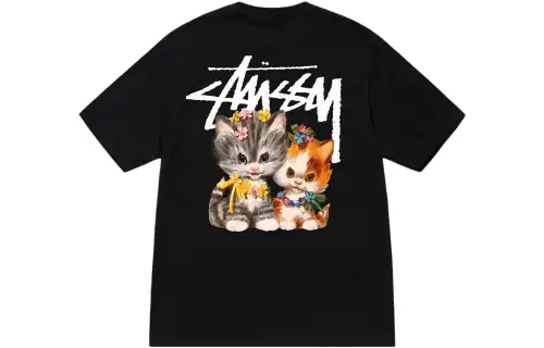 Stussy Kittens Tee White