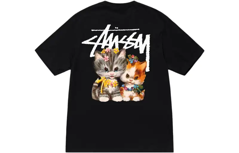 Stussy Kittens Tee White