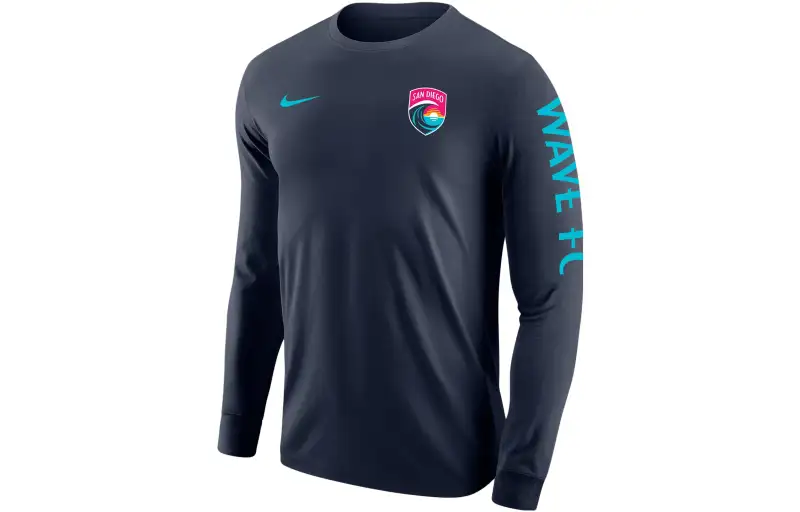 Nike T Shirts Men's Marine Crew Neck Moderate Straight Fit