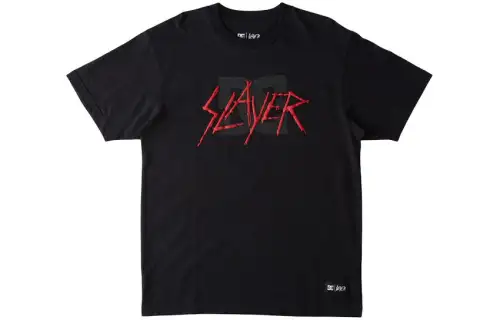 DC Shoes x SLAYER T Shirt Unisex Black