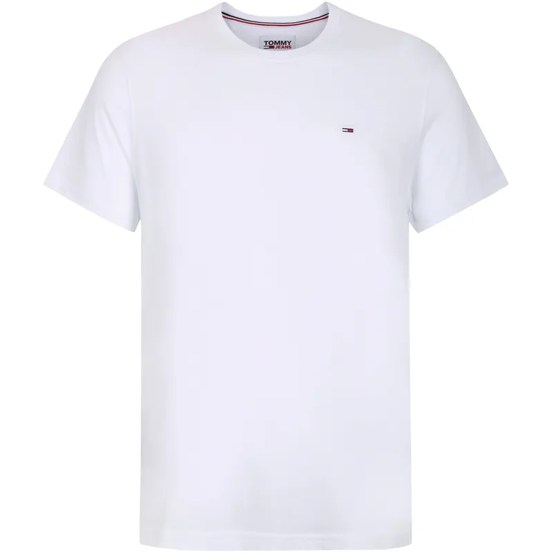 Tommy Hilfiger Short Sleeved T Shirts Men's White
