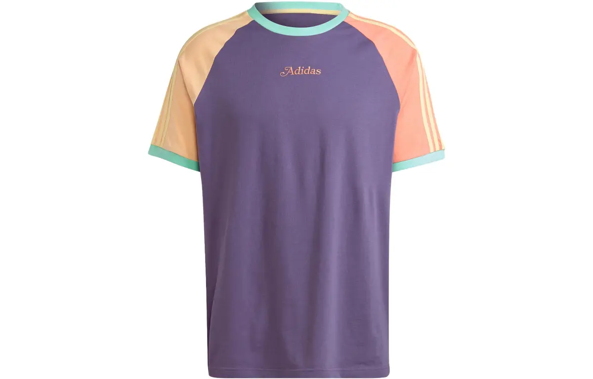 Adidas Originals Raglan Sleeve T Shirt Men's Technology Purple