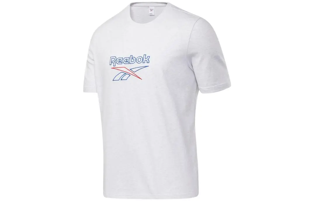 Reebok T Shirt Unisex Light Gray