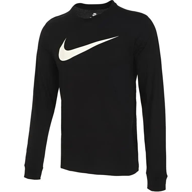Nike T-Shirts Men's Black Crew Neck Moderate