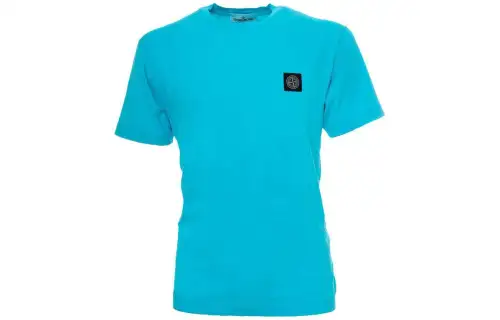 STONE ISLAND T Shirts Men's Blue Crew Neck Moderate