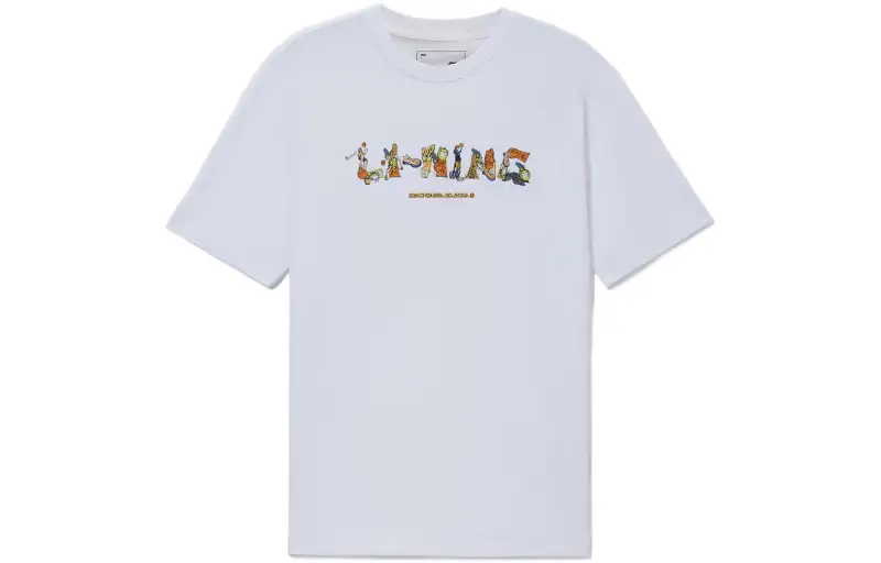 Li Ning Sports Basketball Collection T Shirt Men's Standard White