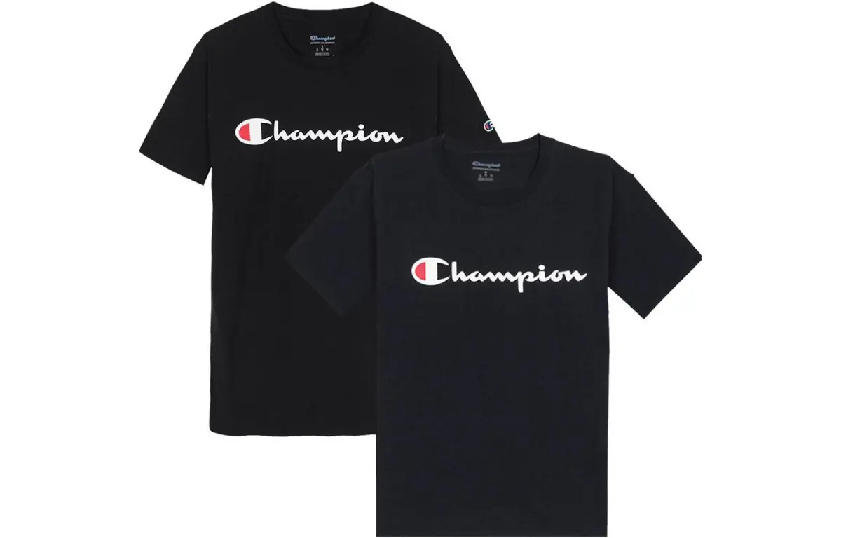 Champion T-Shirts Unisex Crew Neck Moderate Straight Fit