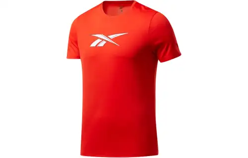 Reebok Wor Poly Graphic Ss Tee T Shirt Men's Red