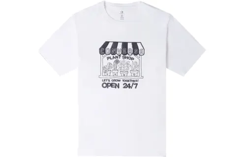 Converse Grow Together Shop T Shirts Men's White Crew Neck Moderate Straight Fit