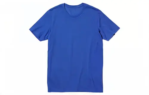 UNIQLO T Shirts Unisex Blue Crew Neck Moderate Straight Fit