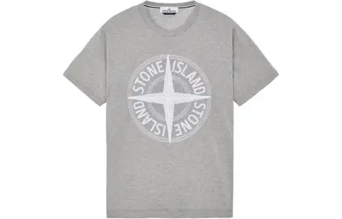 STONE ISLAND T Shirt Men's Light Gray