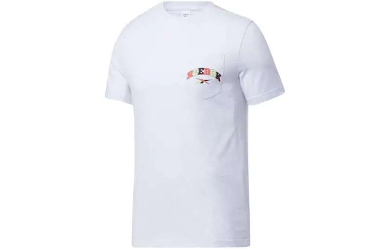 Reebok Cl Bball Pocket Tee T Shirt Unisex White