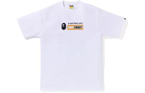 A BATHING APE Bape T Shirts Men's Crew Neck Moderate Straight Fit