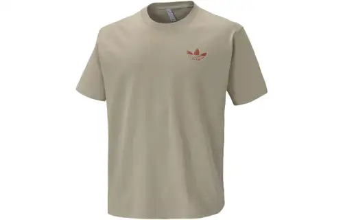 Adidas Originals T Shirt Unisex Grassland Brown