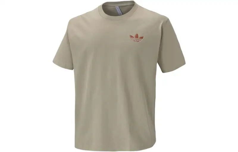 Adidas Originals T Shirt Unisex Grassland Brown