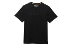 Timberland T Shirts Men's Black Crew Neck Moderate Straight Fit