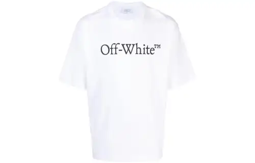 Off Logo print T shirt