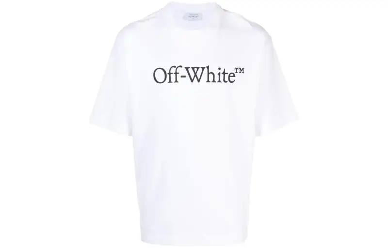 Off Logo print T shirt
