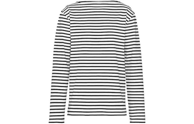 PRADA T Shirts Men's White Blue Crew Neck Moderate Straight Fit