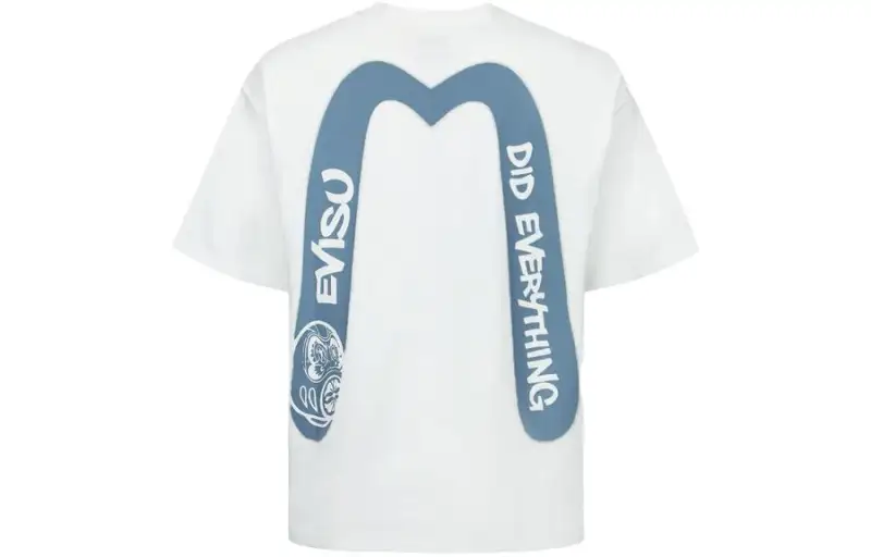 EVISU T Shirts Unisex Crew Neck Moderate