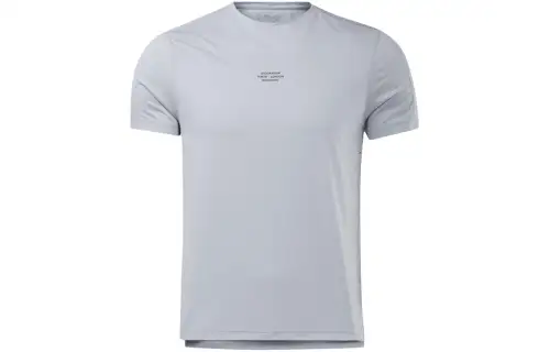 Reebok Lm Knit Ss Tee T Shirt Men's Gray