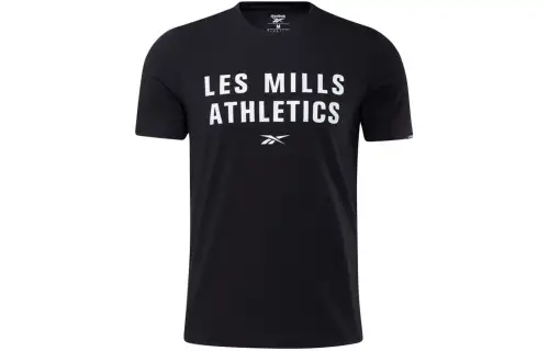 Reebok Lm Ss Cotton Crew T Shirt Men's Black