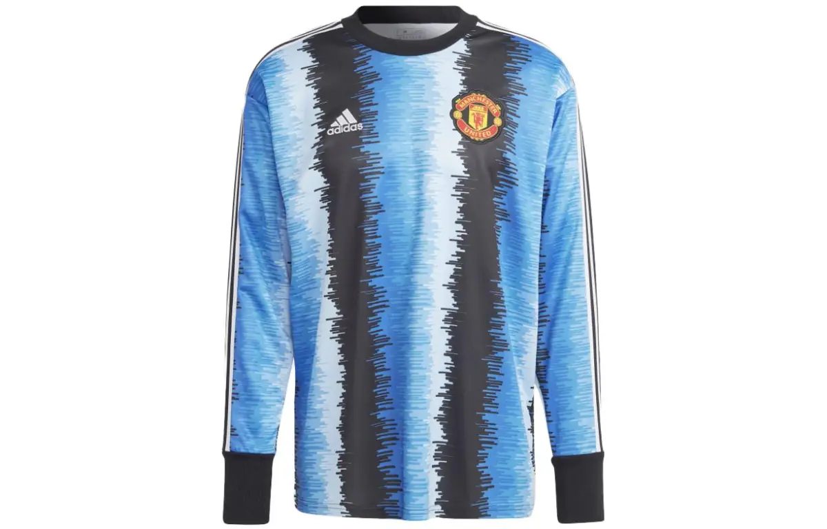 Adidas T-Shirts Men's Blue Crew Neck Moderate