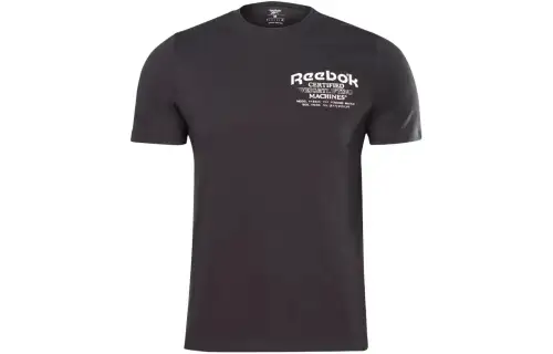 Reebok Weightlifting Novelty Tee T Shirt Men's Black