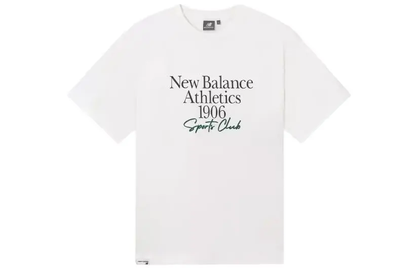 New Balance T Shirt Men's Ivory White