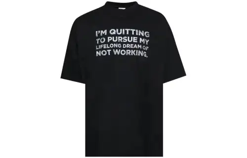 Vetements Quite Quitting T Shirt