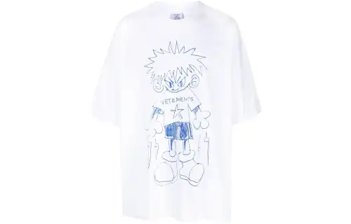 Vetements Scribbled Teen T Shirt