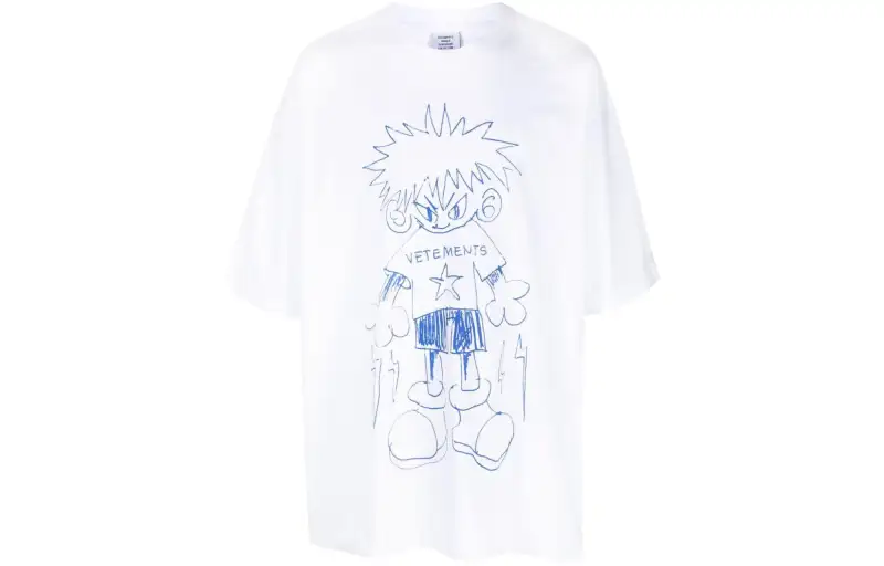 Vetements Scribbled Teen T Shirt