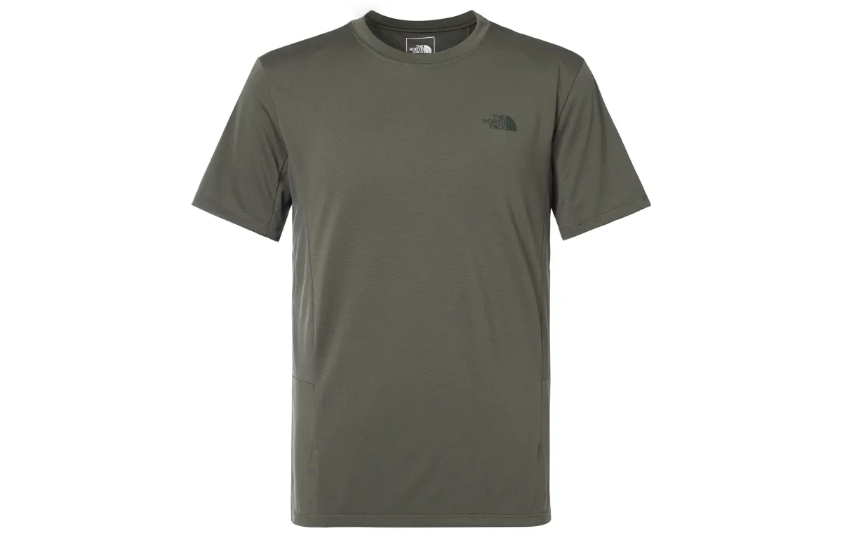 THE NORTH FACE Quick Dry T Shirts Men's Thyme Green