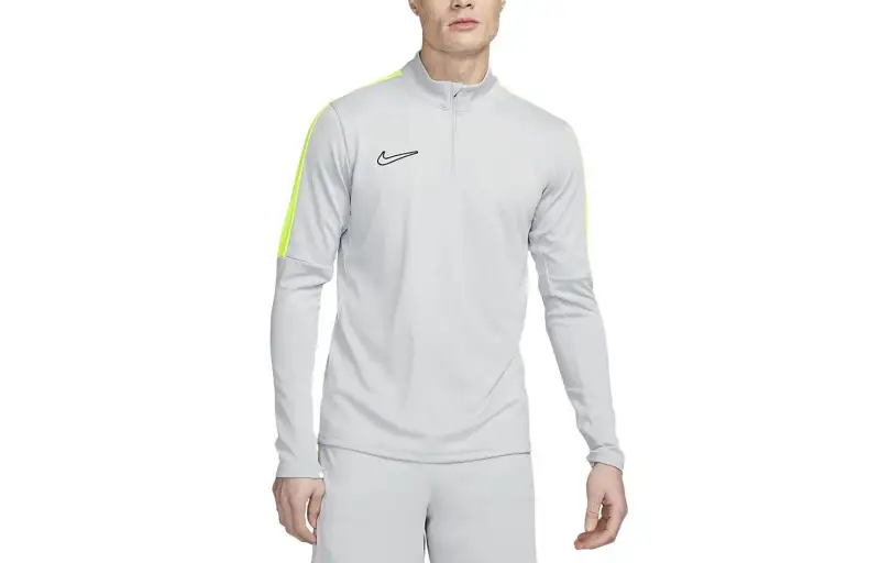 Nike T Shirts Men's Gray Turtleneck Moderate Straight Fit