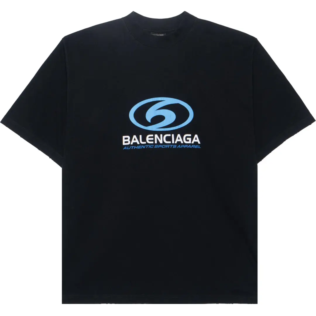 Balenciaga logo mock-neck T-shirt