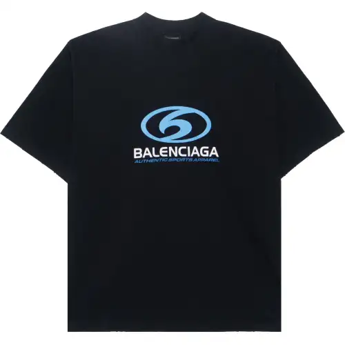 Balenciaga logo mock-neck T-shirt