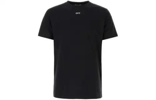 OFF-WHITE Arrows-embroidered cotton T-shirt