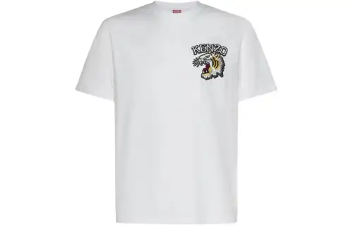 【Previous Season】logo-embroidered cotton T-shirt