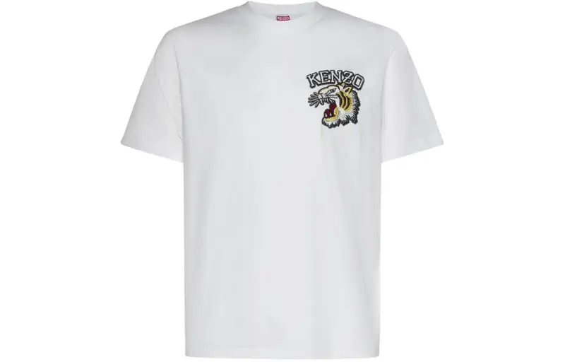 【Previous Season】logo-embroidered cotton T-shirt
