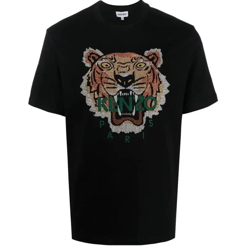 KENZO Classic Tiger Head FW22 T Shirt Men's Black